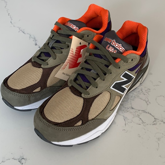 New Balance 990v3 Khaki Orange by Teddy Santis - Picture 5 of 10